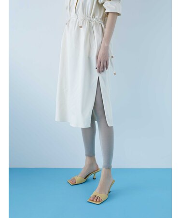 【定番】薄手コットン10分丈レギンス