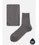 【Tabio MEN】コットン無地ショートソックス