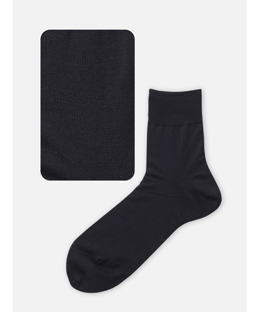 【Tabio MEN】コットン無地ショートソックス