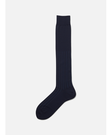 【Tabio MEN】定番/チョークストライプロングホーズ(27.0～29.0cm)