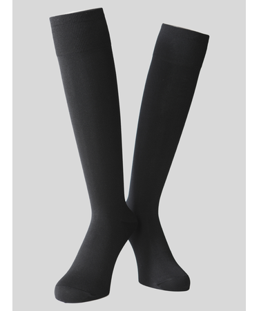 【Tabio MEN】【定番】メンズ スーピマコットン無地ロングホーズ