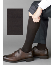 【Tabio MEN】【定番】メンズ スーピマコットン無地ロングホーズ