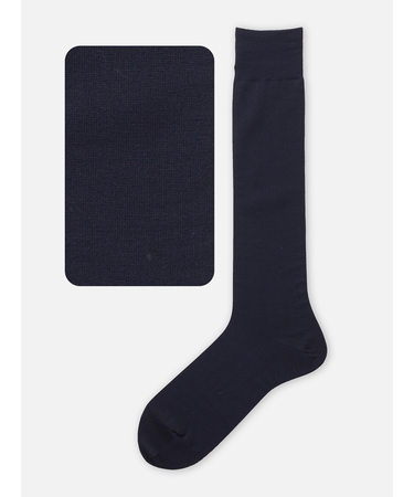 【Tabio MEN】【定番】メンズ スーピマコットン無地ロングホーズ