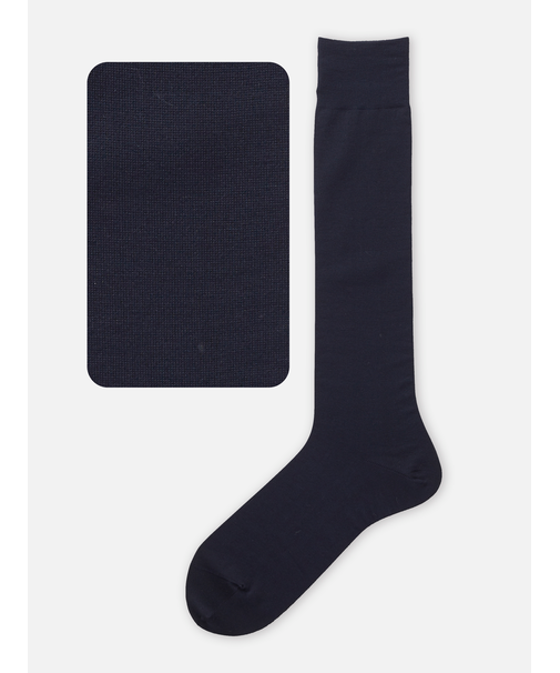 【Tabio MEN】【定番】メンズ スーピマコットン無地ロングホーズ