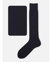 【Tabio MEN】【定番】メンズ スーピマコットン無地ロングホーズ