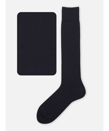 【Tabio MEN】【定番】メンズ スーピマコットン無地ロングホーズ