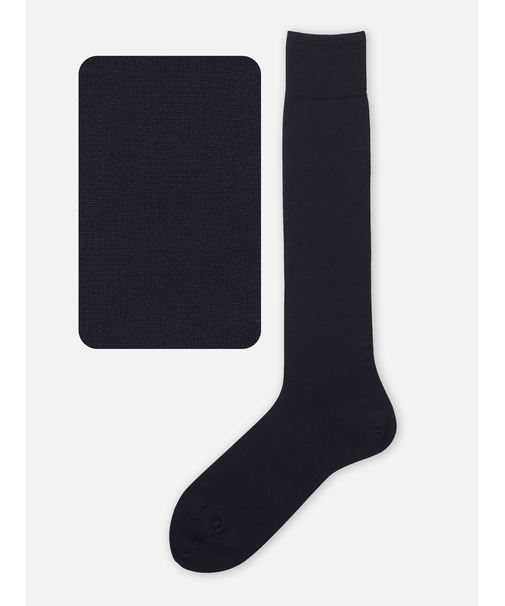 【Tabio MEN】【定番】メンズ スーピマコットン無地ロングホーズ