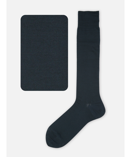 【Tabio MEN】【定番】メンズ スーピマコットン無地ロングホーズ