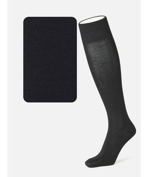 【Tabio MEN】【定番】スーピマ綿無地ロングホーズ（27～29cm）