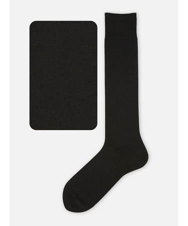 【Tabio MEN】【定番】スーピマ綿無地ロングホーズ（27～29cm）