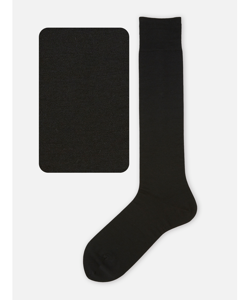 【Tabio MEN】【定番】スーピマ綿無地ロングホーズ（27～29cm）