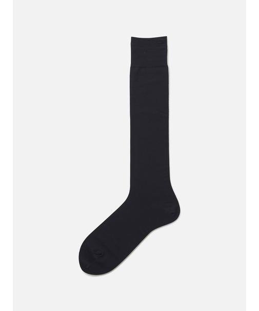 【Tabio MEN】【定番】スーピマコットン無地ロングホーズ（23～25cm）