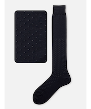 【Tabio MEN】【定番】ピンドット柄ロングホーズ