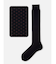 【Tabio MEN】【定番】ピンドット柄ロングホーズ