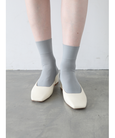 【定番】ソフトナイロン無地ショートソックス