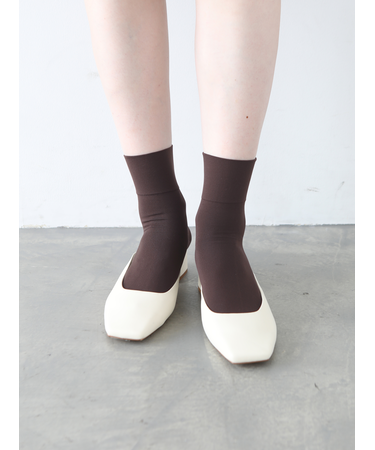 【定番】ソフトナイロン無地ショートソックス