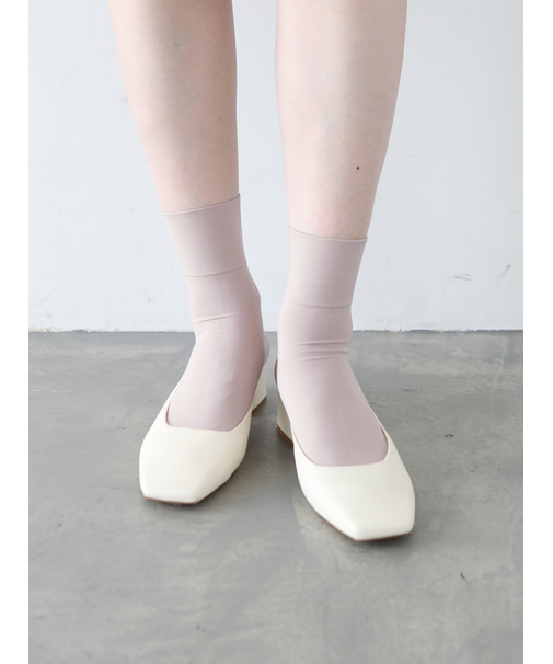 【定番】ソフトナイロン無地ショートソックス