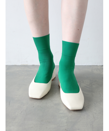 【定番】ソフトナイロン無地ショートソックス