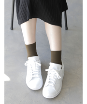 【定番】ソフトナイロン無地ショートソックス
