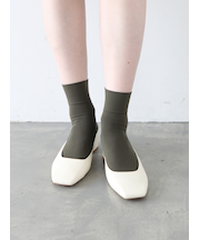 【定番】ソフトナイロン無地ショートソックス