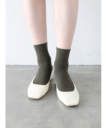 【定番】ソフトナイロン無地ショートソックス