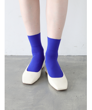 【定番】ソフトナイロン無地ショートソックス