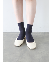 【定番】ソフトナイロン無地ショートソックス