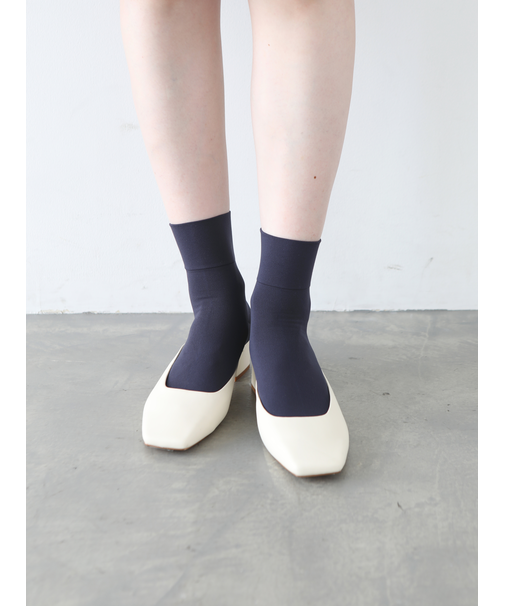 【定番】ソフトナイロン無地ショートソックス