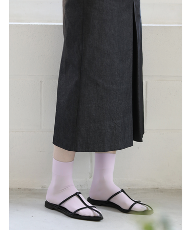 【定番】ソフトナイロン無地ショートソックス