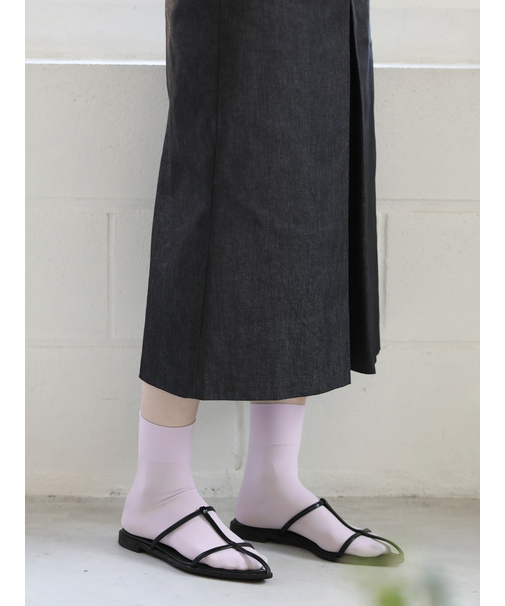 【定番】ソフトナイロン無地ショートソックス