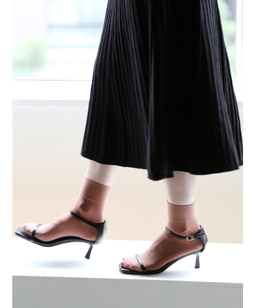 【定番】ソフトナイロン無地ショートソックス