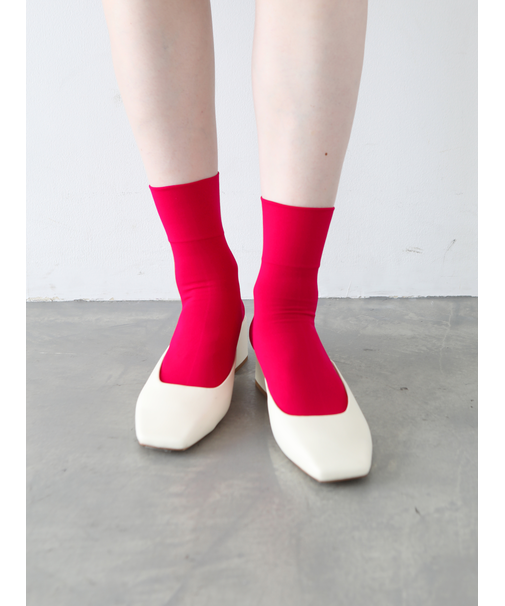 【定番】ソフトナイロン無地ショートソックス