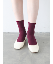 【定番】ソフトナイロン無地ショートソックス