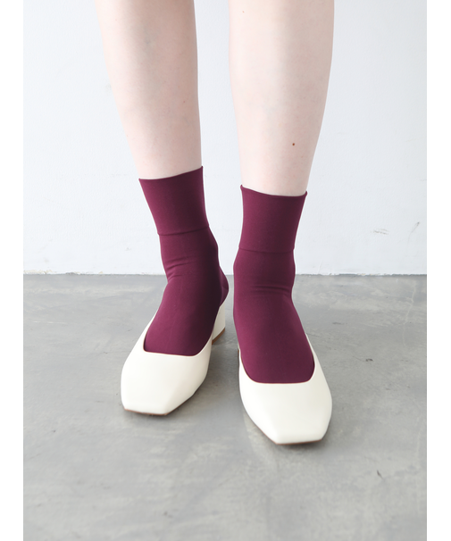 【定番】ソフトナイロン無地ショートソックス