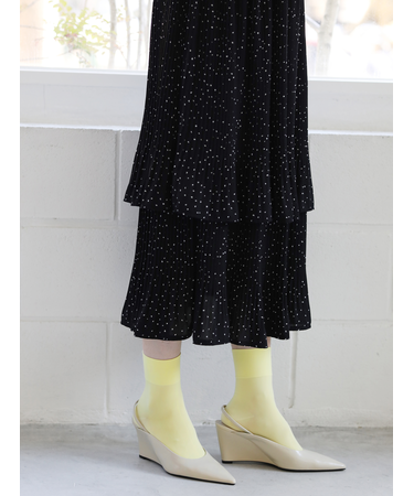 【定番】ソフトナイロン無地ショートソックス