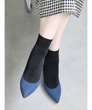 【定番】グリッターラメショートソックス