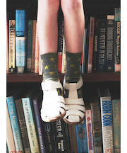 キッズ 星柄リンクスソックス19～21cm