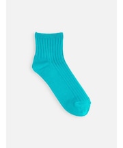 キッズ 表糸コットン100％で毛玉が出来にくい:ショートソックス19～21cm【カスタム刺繍対応】