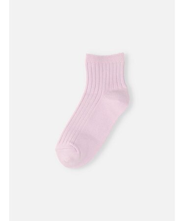 キッズ 表糸コットン100％で毛玉が出来にくい:ショートソックス19～21cm【カスタム刺繍対応】