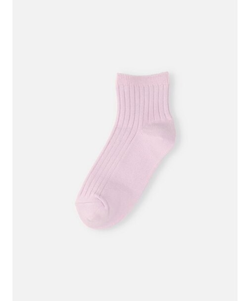 キッズ 表糸コットン100％で毛玉が出来にくい:ショートソックス19～21cm【カスタム刺繍対応】