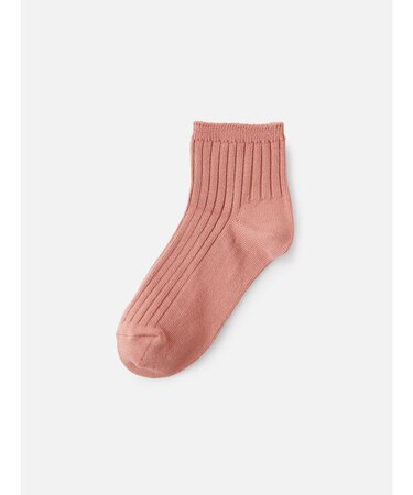 キッズ 表糸コットン100％で毛玉が出来にくい:ショートソックス19～21cm【カスタム刺繍対応】