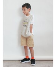 キッズ 表糸コットン100％で毛玉が出来にくい:ショートソックス19～21cm【カスタム刺繍対応】