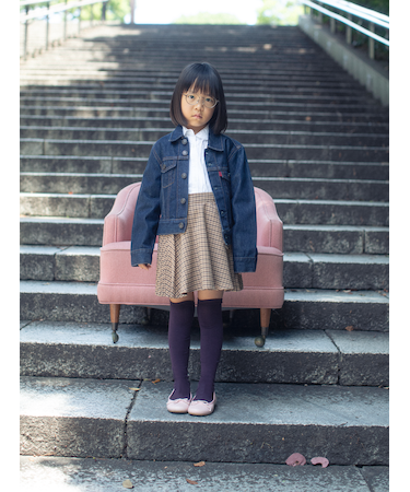 キッズ 無地オーバーニーソックス19~21cm