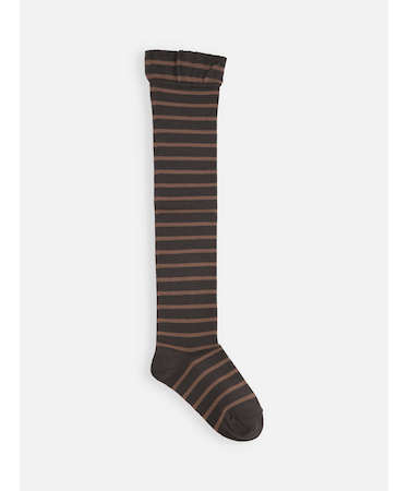 キッズ ピンボーダーオーバーニーソックス16～18cm