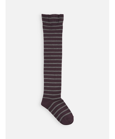 キッズ ピンボーダーオーバーニーソックス16～18cm