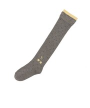 キッズ ピンドットラメチェリーオーバーニー16～18cm