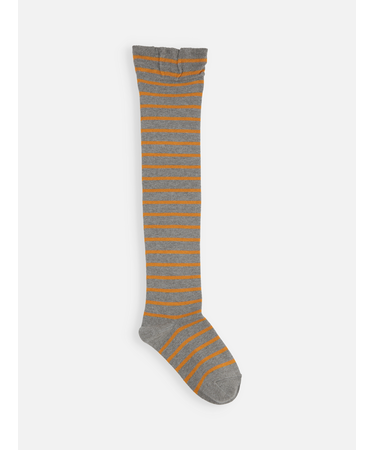 キッズ ピンボーダーオーバーニーソックス19～21cm