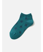 【キッズ】星柄リンクススニーカー丈ソックス / 19-21cm