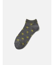 【ジュニアサイズ】 星柄リンクススニーカー丈ソックス / 22-24cm