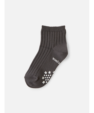 キッズ表糸コットン100％毛玉が出来にくい:ショートソックス滑り止め付13～15cmカスタム刺繍対応